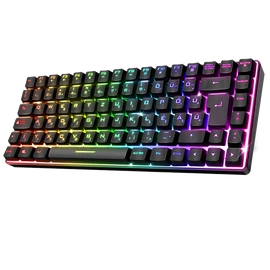 Spirit of Gamer Billentyűzet Vezeték nélküli - ELITE K70 (TKL, 85 gomb,, RGB LED,USB, anti-ghost, fekete, magyar)