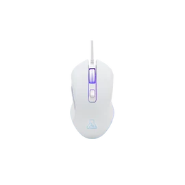 The G-Lab Gamer Egér - KULT HELIUM W (3200 DPI, 6 gomb, makro, 1,8m kábel, RGB LED, fehér)