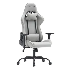 The G-Lab Gamer szék - KS PLATINIUM GREY (fekete; állítható magasság; áll. kartámasz)