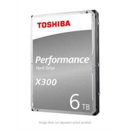 Toshiba Belső HDD 3.5" - X300 High-Performance 6TB (Retail; asztali munkaállomások, médiaközpontok; 256MB / 7200RPM)