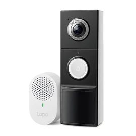 TP-Link Vezeték nélküli IP video kaputelefon szett - Tapo D235 (5MP, 180°; IP66, SD, audio; H.264; 10000mAh akku)