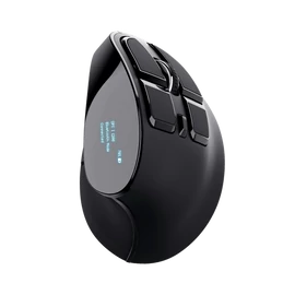 Trust Egér Vezeték nélküli Ergonómikus - Voxx (Döntött, Kijelző; Akkumulátor; Optikai érzékelő; 1200-2400DPI)