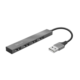 Trust USB Hub - Halyx mini (4port USB2.0; aluminium)