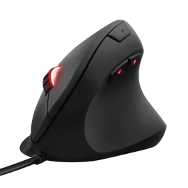 Trust Egér Gamer Ergonómikus - GXT 144 Rexx (Döntött, Optikai érzékelő; 10000DPI; Programozható; 20G gyors; RGB vil.)