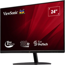 ViewSonic Monitor 23,8" - VA2432-H-2 (IPS, 16:9, 1920x1080, 1ms, 250cd/m2, D-sub, HDMI, VESA)