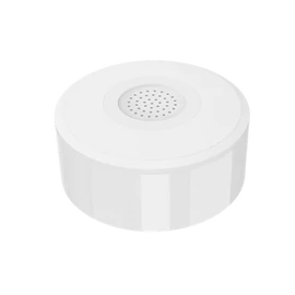 Woox Smart Zigbee Beltéri Sziréna - R7051 (85dB, Zigbee 3.0, 500mAh újratölthető akkumulátor, beltéri)