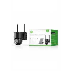 Woox IP wifi PT dómkamera - R3569 (3MP, 2,8mm, kültéri, IR10m, 5200mAh, microSD, mikrofon, hangszóró, napelem)