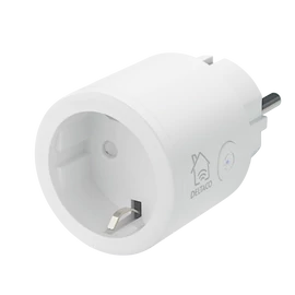 Deltaco SMART HOME SH-P01 WiFi, 1xCEE 7/3, 10A,  220-240V, fehér, időzítős Aljzat