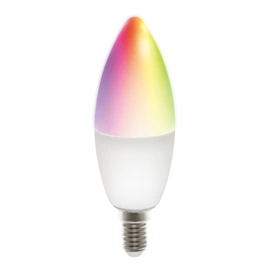 Deltaco SMART HOME SH-LE14RGB WiFi, E14, 5W, RGB, fehér, szabályozható Izzó