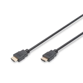 DIGITUS AK-330114-050-S High Speed Full HD 3D 30Hz 1.4 aranyozott Ethernet HDMI kábel 5m