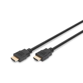 DIGITUS AK-330107-020-S High Speed UHD 4K 3D 30Hz 2.0 aranyozott Ethernet HDMI kábel 2m
