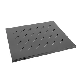 Lanberg AK-1003-B 19" 1U MÉLY:515mm MAX:120kg 4 ponton rögzíthető fix fekete rack tálca