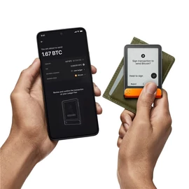Ledger Flex Oxidate Green Crypto Hardware Wallet with Recovery Key