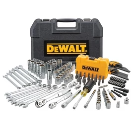 DEWALT Szerszámkészlet, 142db, 1/4", 3/8"