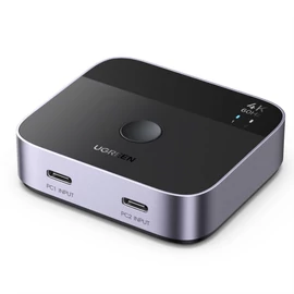 UGREEN USB-C kapcsoló 2 bemenet / 1 kimenet AW502