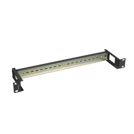 Lanberg AK-1801-B 19 1U fekete DIN sín panel