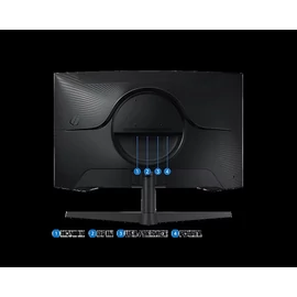 SAMSUNG 32" LS32CG552EUXEN WQHD VA 16:9 1ms ívelt gamer monitor