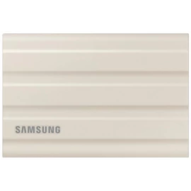SAMSUNG SSD Külső, 1TB, T7 Shield, Bézs, USB 3.2