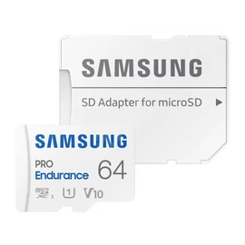 SAMSUNG SD kártya, 64GB, PRO ENDURANCE