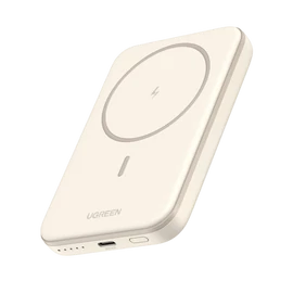 UGREEN 5000mAh Magnetic Wireless Power Bank Beige PB560