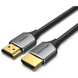 Vention HDMI/M -> HDMI/M,  (ultravékony,szürke alu), 2m, kábel