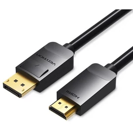 Vention Displayport -> HDMI, (fekete), 2m, kábel
