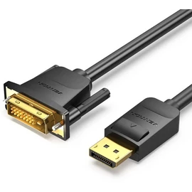 Vention Displayport -> DVI, (fekete), 1,5m, kábel
