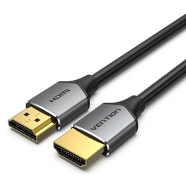 Vention HDMI/M ->HDMI/M (ultravékony, HD, alu,szürke), 1,5m, kábel