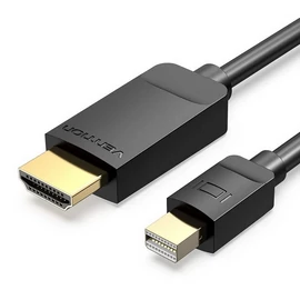 Vention HDMI/M -> HDMI/F (8K,hosszabbító, fekete), 1,5m, kábel
