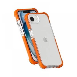 iPhone 16e ütésálló szilikon hátlap, Narancs