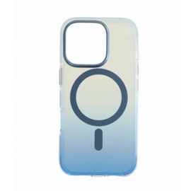 Iphone 16 Pro mágneses tok, Kék-Átlátszó