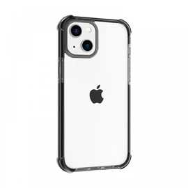 iPhone 13 ütésálló szilikon hátlap, Fekete