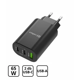Hálózati töltő adapter gyorstöltő funkcióval 65W