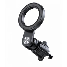 Elforgatható mágneses autós telefontartó szellőzőrácsra, Fekete