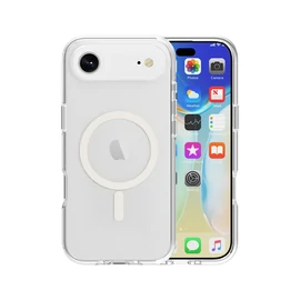 iPhone 17 Air TPU+PC mágneses szilikon tok, Átlát