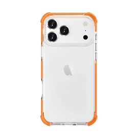 iPhone 17 Pro ütésálló szilikon hátlap, Narancs