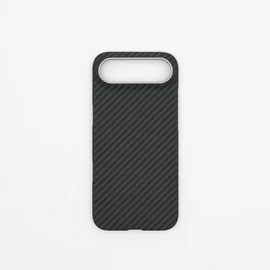 Mágneses aramid karbon tok, iPhone 17 Air, Fekete