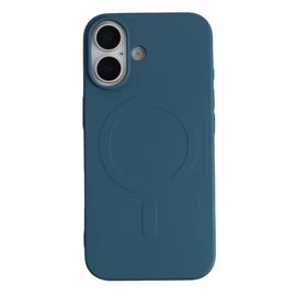 iPhone 17 mágneses szilikon tok, Kék