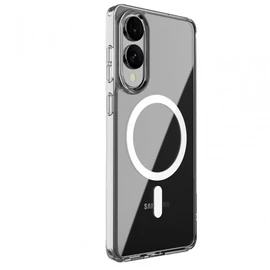 Samsung S25 Edge mágneses design tok, Átlátszó