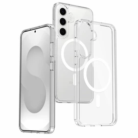 Samsung S25 FE mágneses tok, Átlátszó