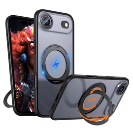 iPhone  Air mágneses 360° forgatható tok, Fekete