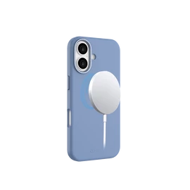 Mágneses puha szilikon tok, iPhone 17, V.kék