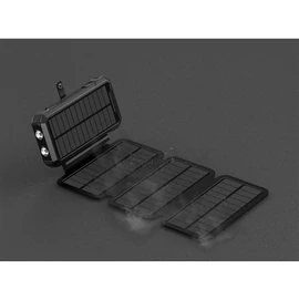 Cellect Solar Powerbank, 20000mAh, Fekete