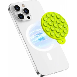 Mágneses tapadókorong mobiltelefonhoz, Neonsárga