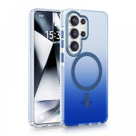 Samsung S26 Ultra mágneses tok, Kék-Átlátszó