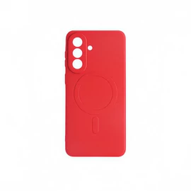 Samsung A37 mágneses szilikon tok, Piros