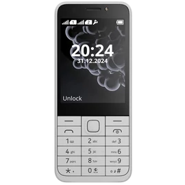 Nokia 230 DS kártyafüggetlen mobiltelefon, fehér