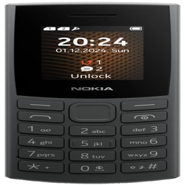 Nokia 105 2G DS kártyafüggetlen mobiltelefon fekete