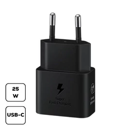 Samsung hálózati adapter , 25W, fekete