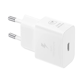 Samsung hálózati adapter kábellel, 25W, fehér
